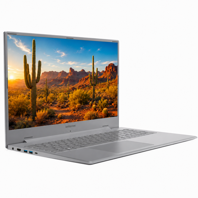 Ноутбук 17,3" Medion (Lenovo Group) Akoya S17405 | Intel Core i5-1135G7 | IPS (1920x1080) FullHD | RAM 8 ГБ | SSD 512 ГБ | Intel Iris Xe Graphics | Метал | підсвітка | Win11 (5383) - Уцінка - зображення 3