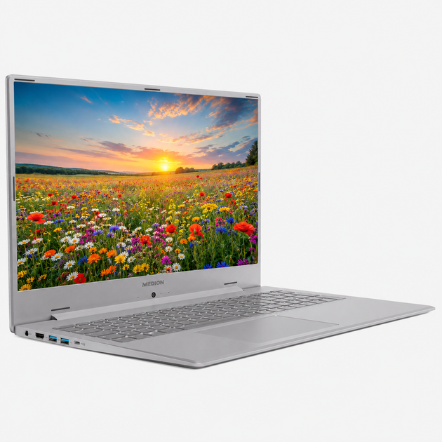 Ноутбук 17,3" Medion (Lenovo Group) Akoya S17403 | Intel Core i5-10210U | IPS (1920x1080) FullHD | RAM 8 ГБ | SSD 1 ТБ | Intel UHD Graphics | Win11 (5389) - Уценка - изображение 4