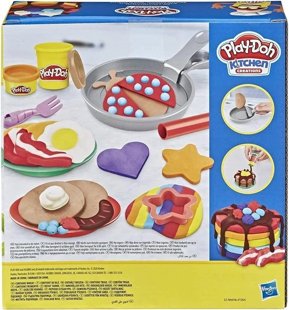 Набор для лепки Блинная вечеринка Play-Doh Hasbro (F1279) — Пластилин Оладушки Шедевры на кухне - Фото 2 Набор для лепки Блинная вечеринка Play-Doh Hasbro (F1279) — Пластилин Оладушки Шедевры на кухне - изображение 2