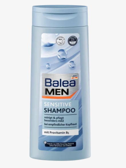 Шампунь для волос для мужчин Shampoo Sensitive MAN Balea 300 мл - Фото 1 Шампунь для волос для мужчин Shampoo Sensitive MAN Balea 300 мл - изображение 1