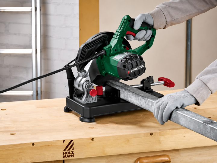 Торцовочная пила по металлу PARKSIDE PMTS 180 B2 мощностью 1280 Вт - изображение 8
