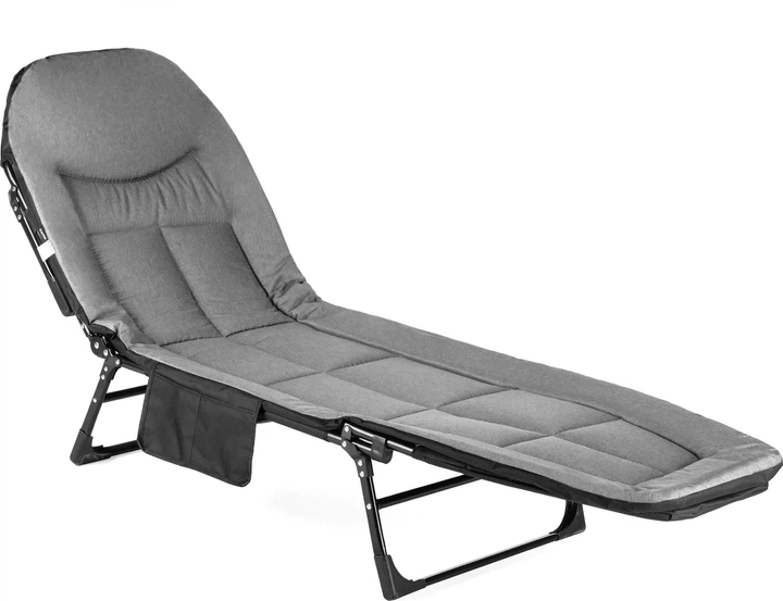 Leżak ogrodowy Outtec Sun Zen Szary (O-42094) - Zdjęcie 1 Leżak ogrodowy Outtec Sun Zen Szary (O-42094) - obraz 1
