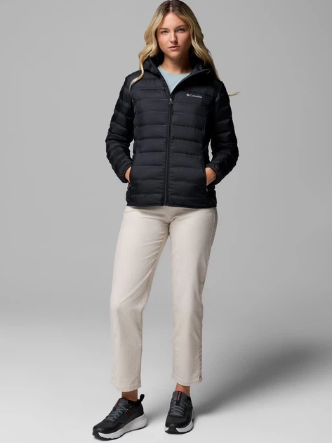 Kurtka puchowa damska zimowa Columbia Lake 22 II Down Hooded Jacket 2088363010 M Czarna (195981371154) - obraz 3
