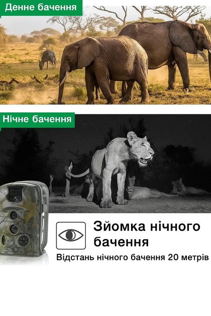 Фотопастка SUNTEK HC-5210A 20 MP - Фото 7 Фотопастка SUNTEK HC-5210A 20 MP - зображення 7
