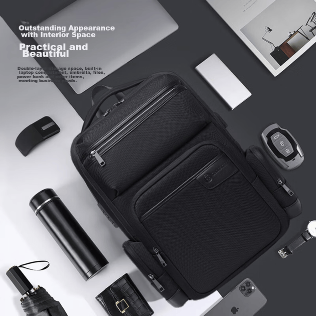 Рюкзак CROSSGEAR 17.3" для ноутбука ASUS вместительный деловой - изображение 3