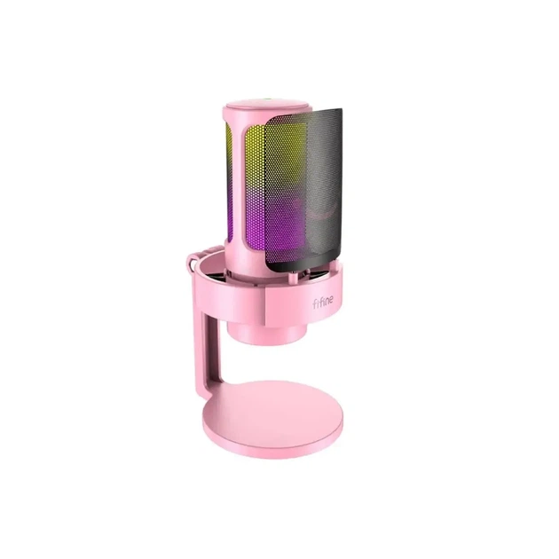 FIFINE A8P AmpliGame – Мікрофон для Стрімінгу та Геймінгу з RGB Підсвічуванням та Plug-and-Play - изображение 2