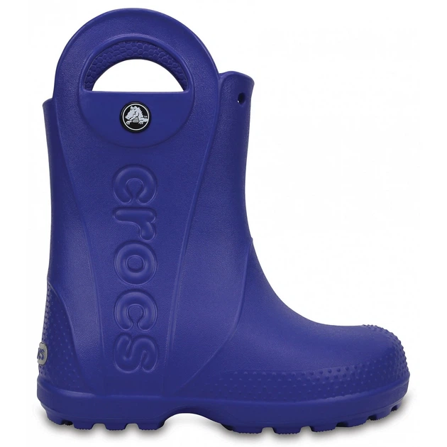 Дитячі крокси гумові чоботи Crocs Handle It Rain Boot Kids Blue (28/29, синій) - изображение 3
