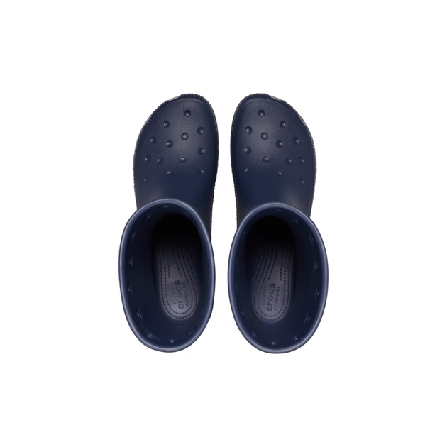 Дитячі крокси гумові чоботи Crocs Classic Rain Boot Navy (27/28, синій) - изображение 4