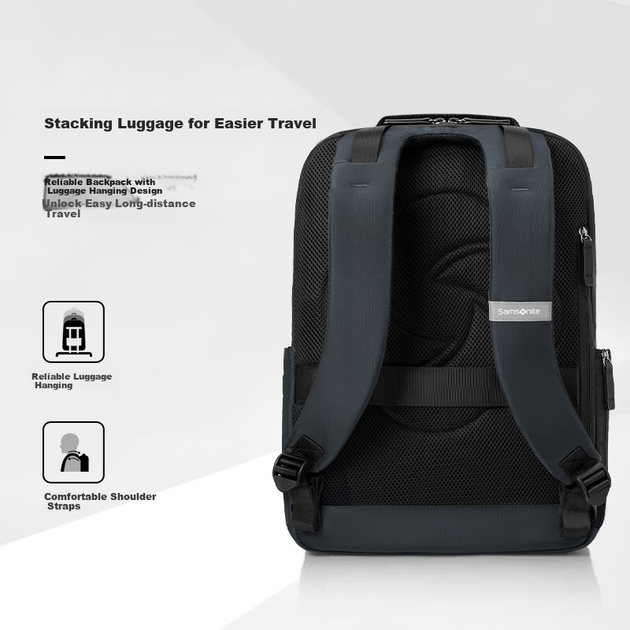 Рюкзак для ноутбука Samsonite 17" Navy Blue - изображение 3