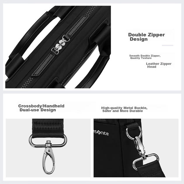 Сумка для ноутбука Samsonite 14", деловая - Фото 7 Сумка для ноутбука Samsonite 14", деловая - изображение 7
