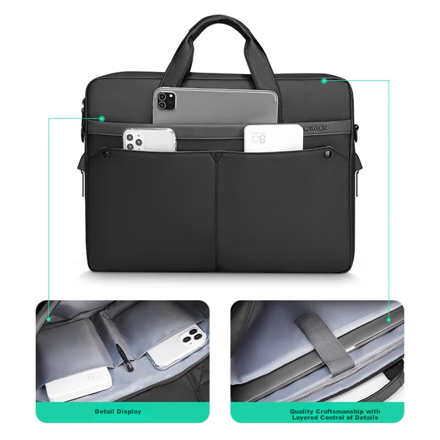 Сумка для ноутбука Marco Leiden 14/15,6 дюймов, портфель для Apple Huawei Lenovo MR8001 - изображение 4