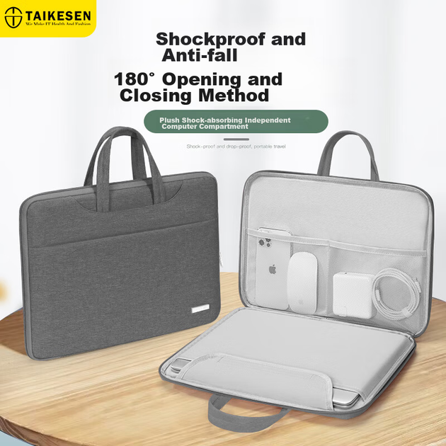 Сумка для ноутбука Taikesen, для Apple 13"/Huawei/Lenovo, деловая - Фото 2 Сумка для ноутбука Taikesen, для Apple 13"/Huawei/Lenovo, деловая - изображение 2