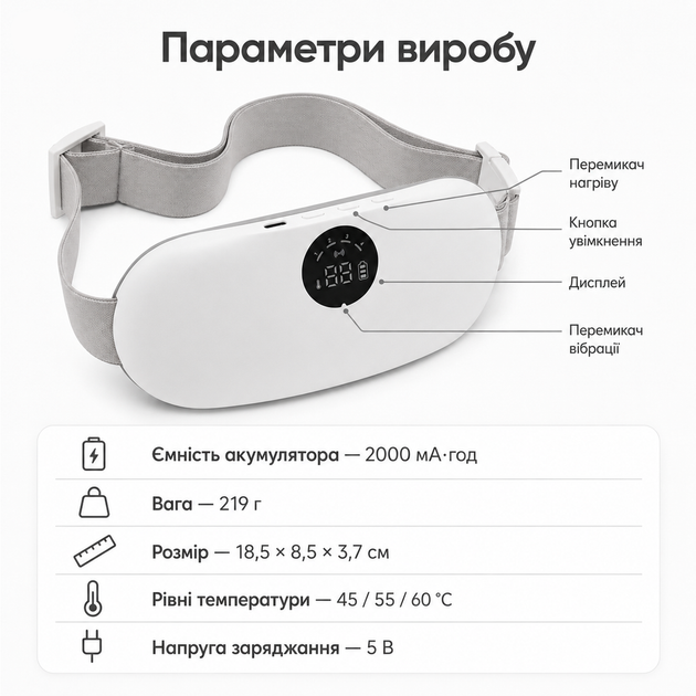 Массажер Inspire B101 White - изображение 3