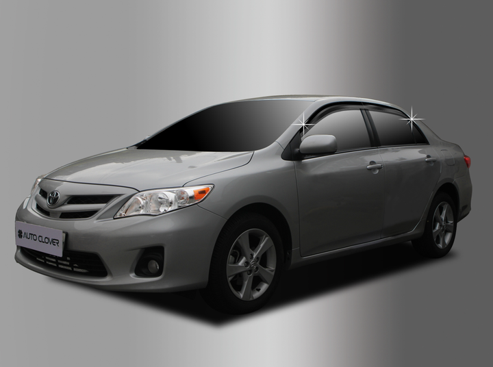 Дефлектори вікон Toyota Corolla 2007-2013 4шт Clover AC A169 - зображення 6