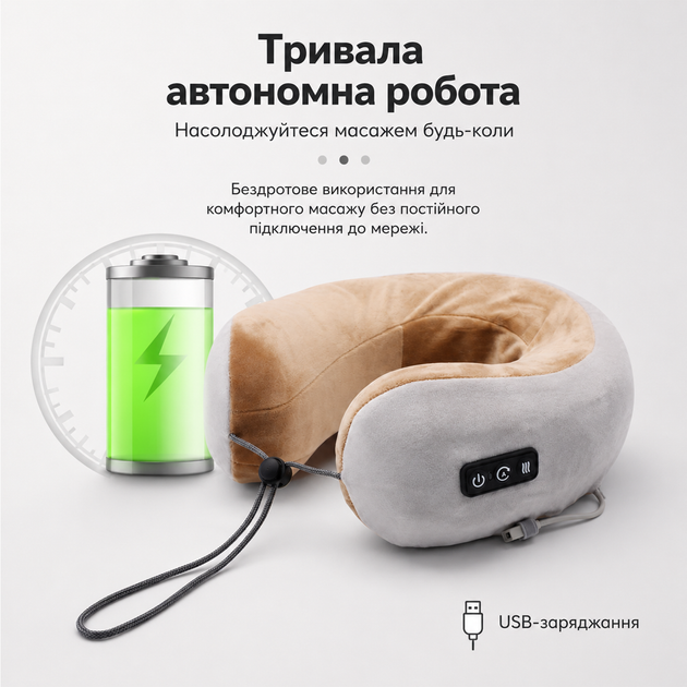 Масажна подушка для шиї Inspire 053UP - зображення 8