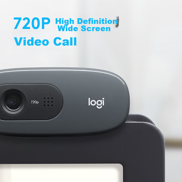 Веб-камера Logitech C270 HD 720p USB 2.0 - зображення 4