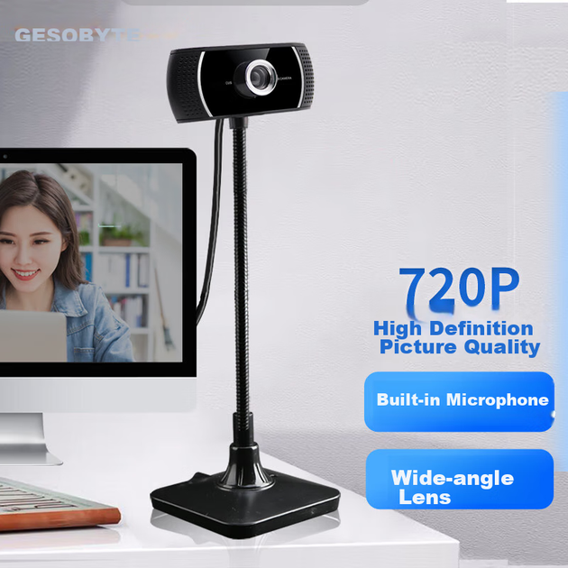 Веб-камера GESOBYTE C208 HD 720P - изображение 3