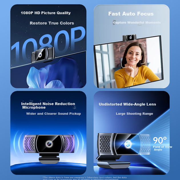 Веб-камера Stiger 1080p FullHD USB - зображення 3