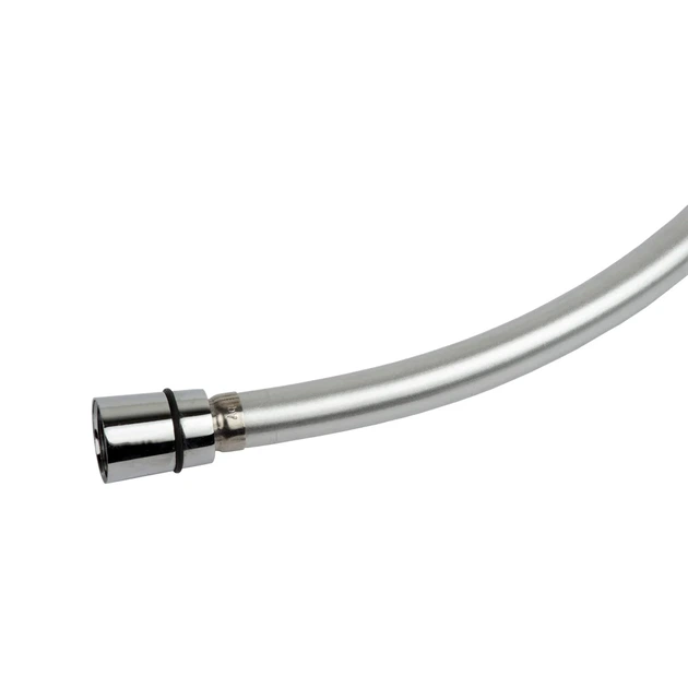 Шланг для душа 1/2" 150 см PVC 3-х слойный серебристый - Фото 3 Шланг для душа 1/2" 150 см PVC 3-х слойный серебристый - изображение 3