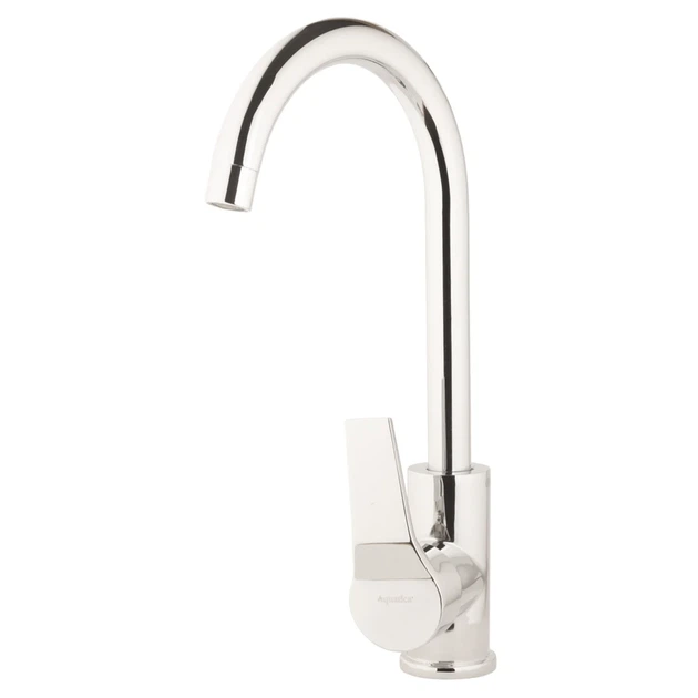 Змішувач кухонний високий вилив AQUATICA 9745100 Ø40 мм хром - зображення 3