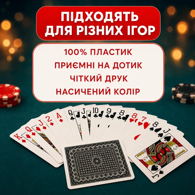 Карты игральные покерные Newt пластиковые (NE-R-005) - изображение 4
