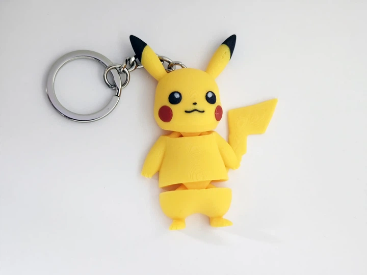 Брелок Електричне Мишеня Рухоме Mini Flexi Keychain 7 См 3Д Друк - зображення 4