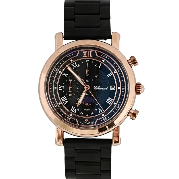 Наручний годинник Chenxi Patek Steel Black, 2 ремінці - изображение 2