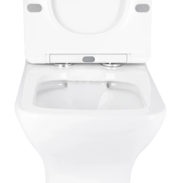 Унитаз компакт Q-tap Aries 620x360 овальный, с сиденьем, белый (QT03228302W) - Фото 4 Унитаз компакт Q-tap Aries 620x360 овальный, с сиденьем, белый (QT03228302W) - изображение 4