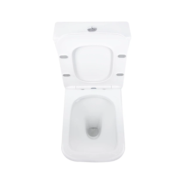 Унитаз компакт Q-tap Aries 620x360 овальный, с сиденьем, белый (QT03228302W) - Фото 5 Унитаз компакт Q-tap Aries 620x360 овальный, с сиденьем, белый (QT03228302W) - изображение 5