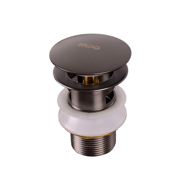 Донный клапан FADO 1 1/4" для раковины, графит (AKS111GG) - изображение 3