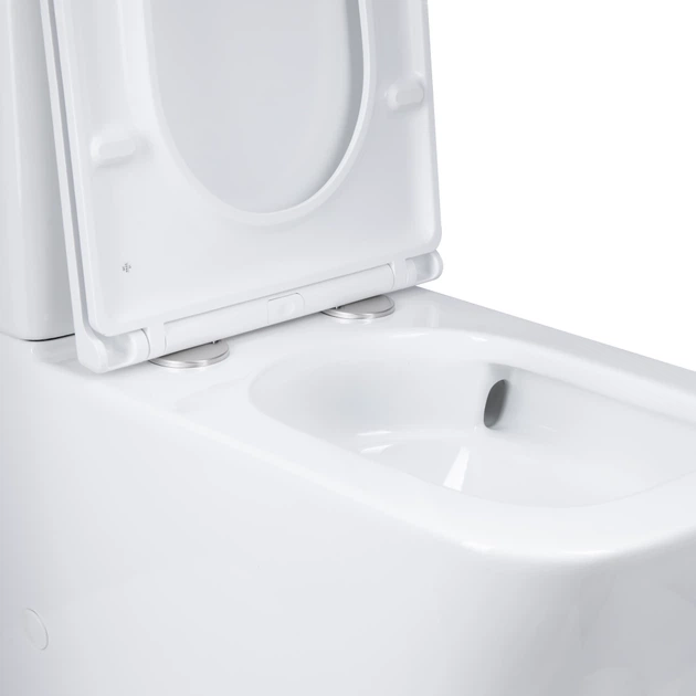 Унитаз компакт Q-tap Tern 610x365 прямоугольный, с сиденьем, белый (QT17222175AUQ1W) - изображение 7