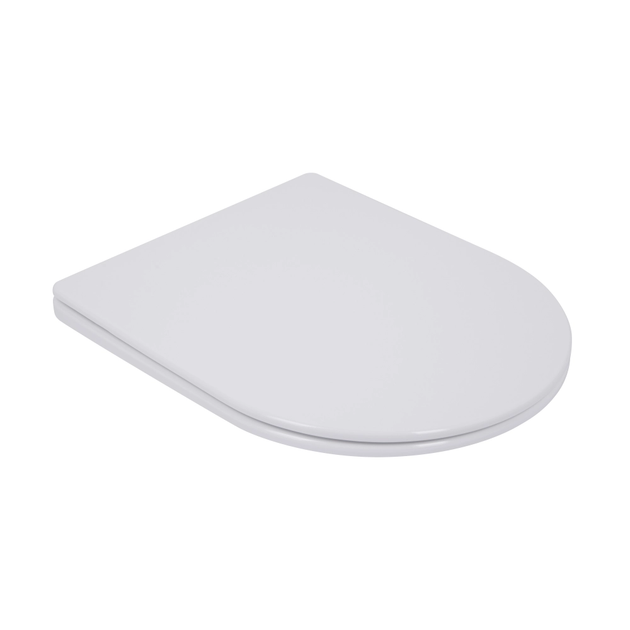 Унитаз компакт Q-tap Jay 640x375 овальный, с сиденьем, белый (QT07222175TW) - изображение 7