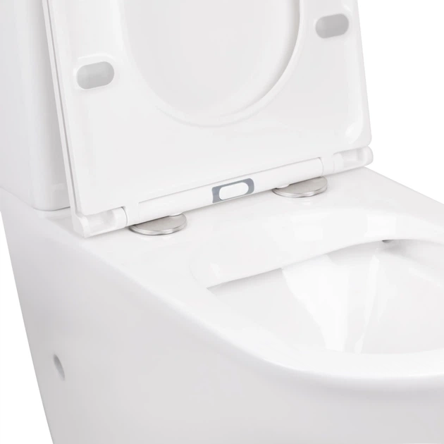 Унитаз компакт Mixxus Premium Ellipse-0402-R 660x390 овальный, с сиденьем, белый (MP6468) - изображение 7
