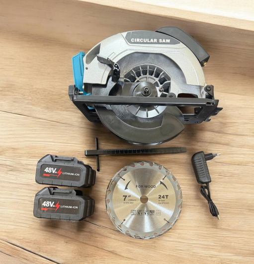 Аккумуляторная циркулярная пила Circular Saw 48V X-510 - Фото 1 Аккумуляторная циркулярная пила Circular Saw 48V X-510 - изображение 1