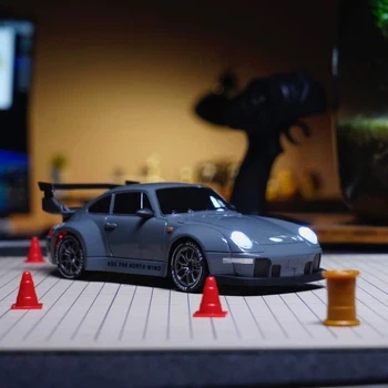 Радиоуправляемая дрифт машинка 4WD 1:24 Голубая - Фото 7 Радиоуправляемая дрифт машинка 4WD 1:24 Голубая - изображение 7