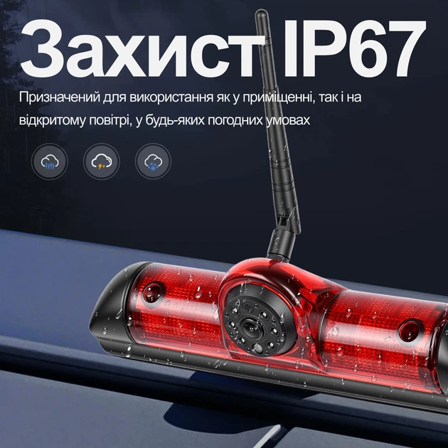 Беспроводная камера заднего вида с монитором 7" Podofo A4500 для FIAT Ducato Peugeot Boxer Citroen Jumper черная - Фото 13 Беспроводная камера заднего вида с монитором 7" Podofo A4500 для FIAT Ducato Peugeot Boxer Citroen Jumper черная - изображение 13