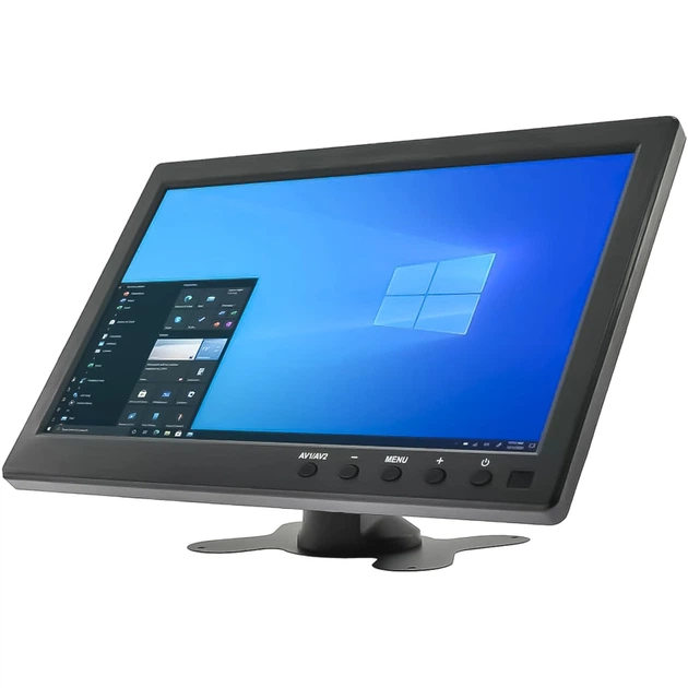 Автомобильный монитор Podofo K101 10.1" ЖК-дисплей черный с AV, VGA, HDMI, BNC входом - изображение 5