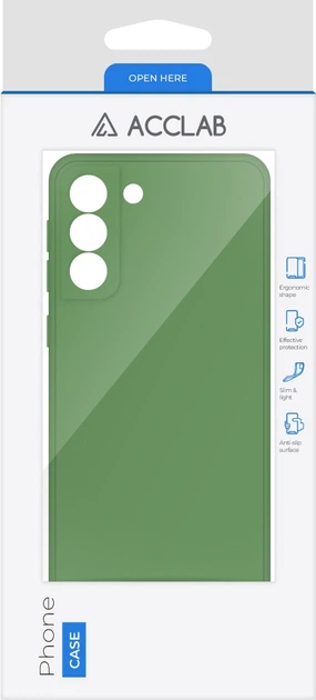 Чехол для смартфона ACCLAB SoftShell для Samsung Galaxy S21 Plus Green (1283126561283) - изображение 2