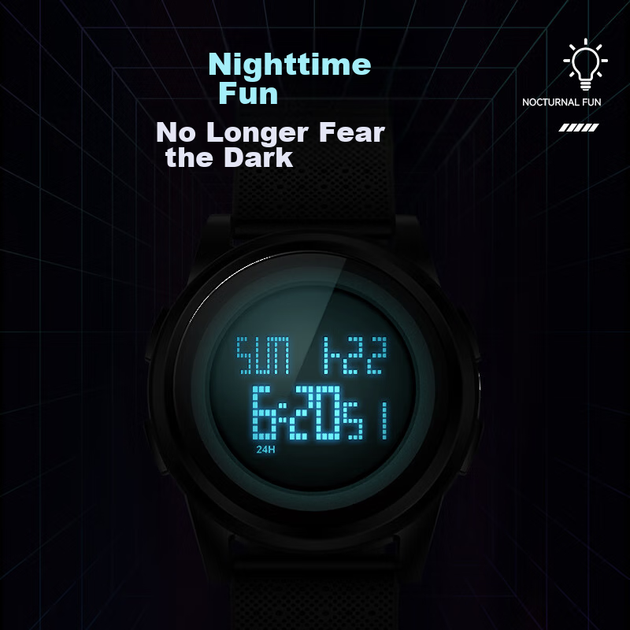 Дитячий годинник Skmei 1206 Black - зображення 5