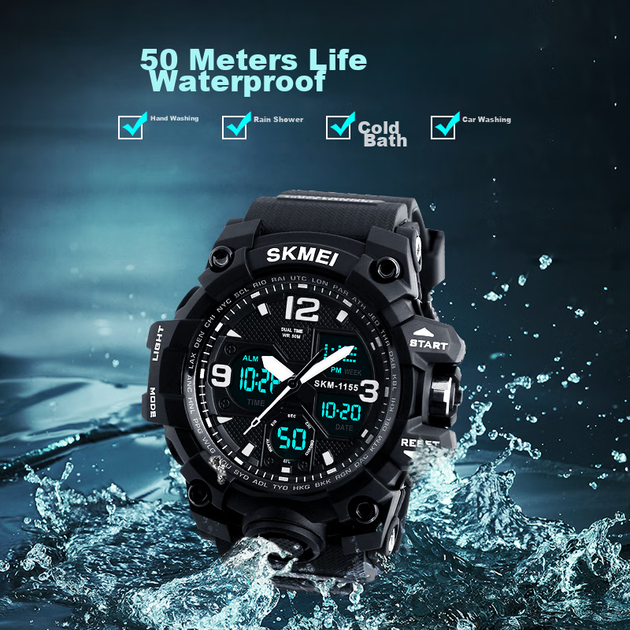 Дитячий годинник Skmei 1155B 50 м - Фото 5 Дитячий годинник Skmei 1155B 50 м - зображення 5