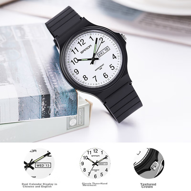 Часы Sanda 6060 Black - изображение 5
