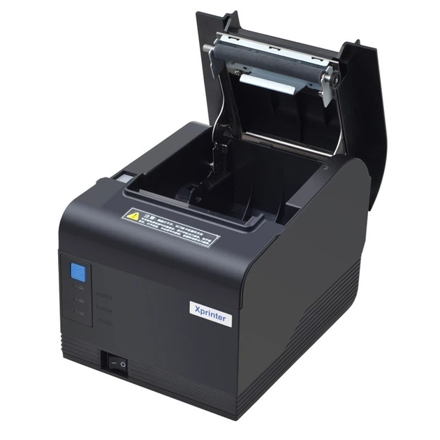 Принтер чеків Xprinter XP-Q200H 80 мм USB+LAN, термопринтер з автообрізкою для POS-систем, магазинів та кафе, 203 dpi, до 200 мм/с - зображення 8