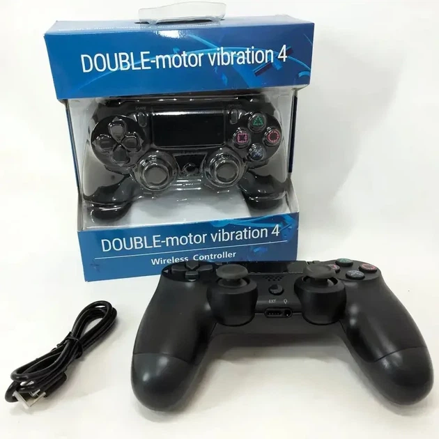 Джойстик DOUBLESHOCK для PS4 Бездротовий ігровий геймпад PS4/PC Акумуляторний джойстик - Фото 4 Джойстик DOUBLESHOCK для PS4 Бездротовий ігровий геймпад PS4/PC Акумуляторний джойстик - зображення 4