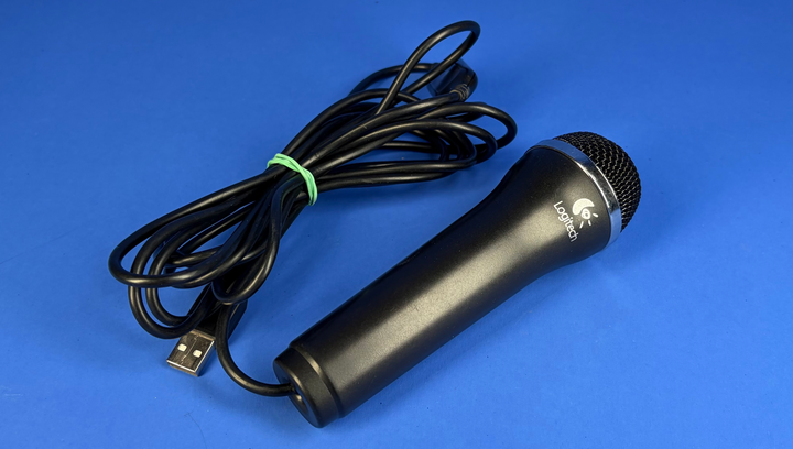 Микрофон Проводной Logitech Xbox 360 E-UR20 PlayStation 3 2 Wii PC USB Rock Band Guitar Hero Black 3m Б/У - изображение 4