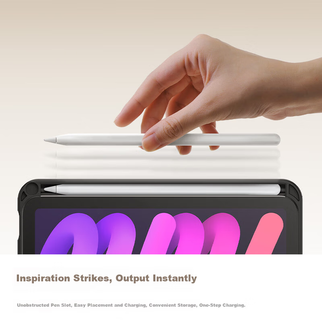 Чехол Baseus для iPad Pro, защитный чехол для планшета Apple с поворотной подставкой [Обновление до 2026 года · Невидимая двойная подставка] Совместим с iPad Pro 11 дюймов 2025/24 года выпуска. - изображение 9