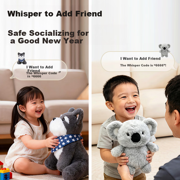 Игрушка Jingzao JoyInside интерактивная плюшевая с ИИ Коала - Фото 4 Игрушка Jingzao JoyInside интерактивная плюшевая с ИИ Коала - изображение 4