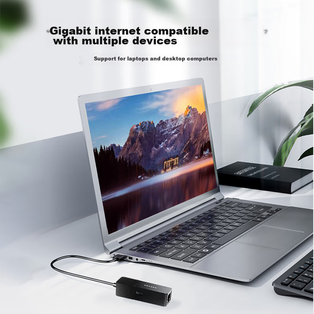 Lenovo інвестує в бренд Yinengzhe: адаптер дротової мережевої карти USB 3.0 Gigabit для кабелю Ethernet RJ45 та розгалужувач/конвертер для зовнішніх мережевих портів ноутбука. - Фото 5 Lenovo інвестує в бренд Yinengzhe: адаптер дротової мережевої карти USB 3.0 Gigabit для кабелю Ethernet RJ45 та розгалужувач/конвертер для зовнішніх мережевих портів ноутбука. - зображення 5