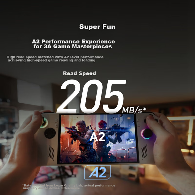 Карта памяти Lexar 64GB TF (MicroSD), V30 4K, скорость чтения 205 МБ/с, официально рекомендована для DJI Pocket 4P, карта памяти Stone Lune (SILVER PLUS) - изображение 6