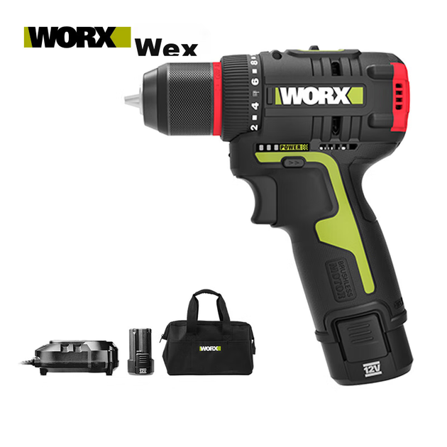 Дрель-шуруповерт WORX WU130X бесщеточная 12 В с двумя аккумуляторами, 40 Н·м - изображение 11