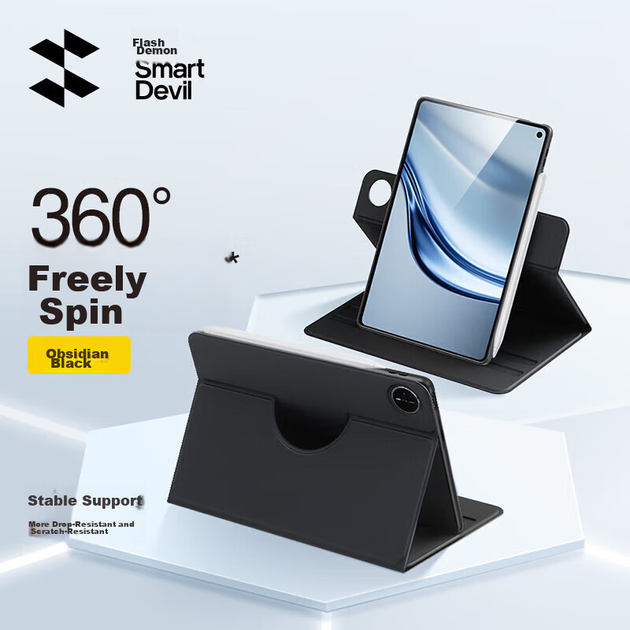 Чохол Shanmo для Huawei MatePad Mini 2025 з поворотом та повним захистом, м'який гнучкий - зображення 4